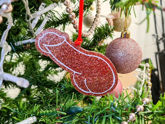 Majestic sparkly penis decoration