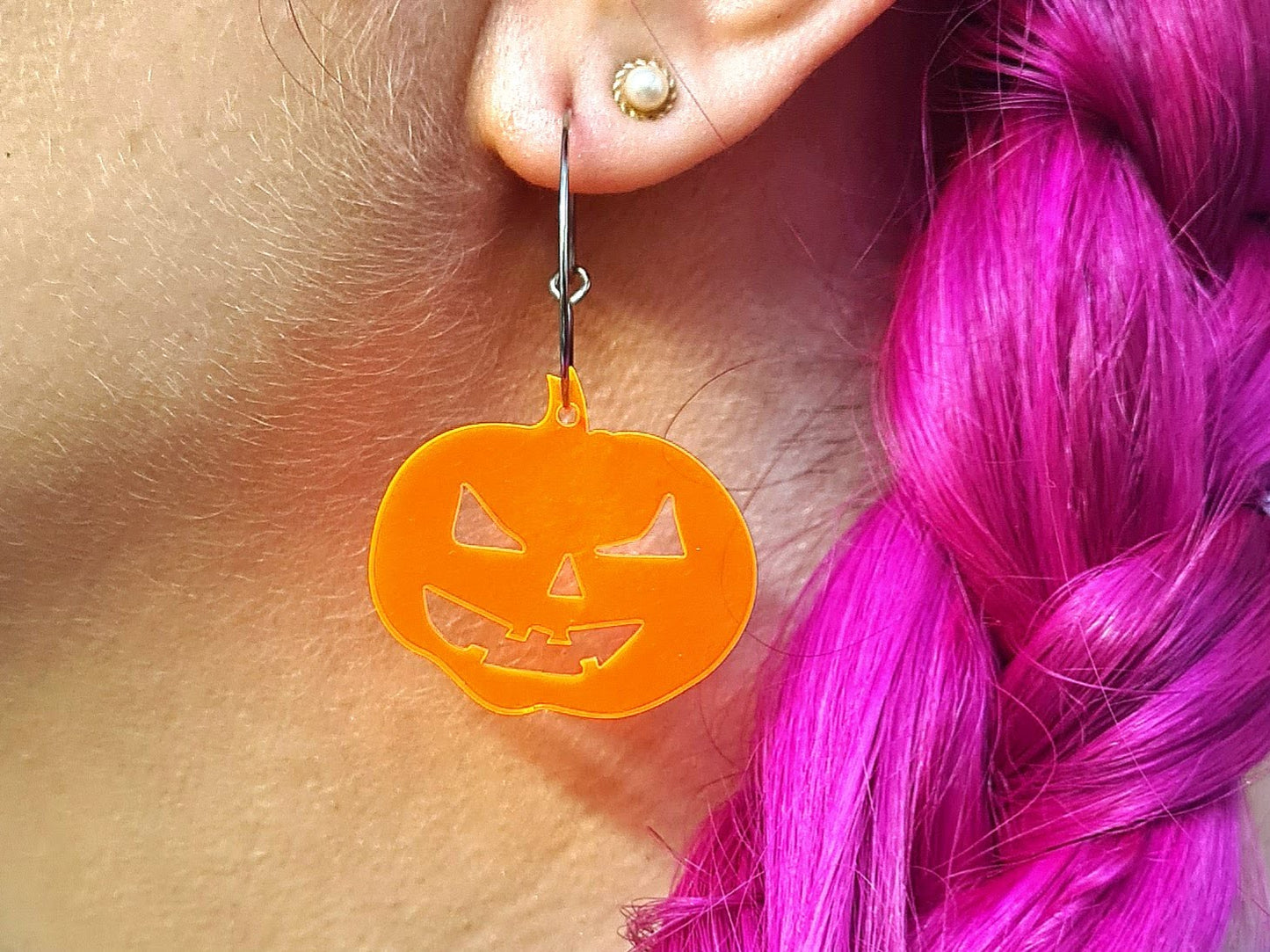 Fluro Pumpkin hoops