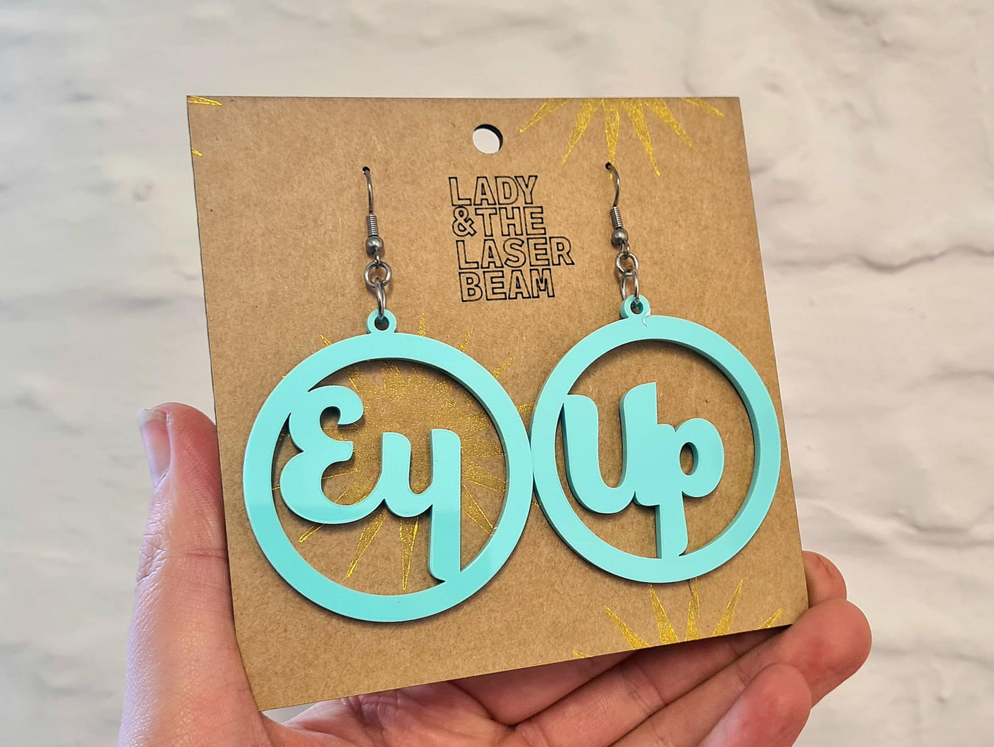 Ey Up Earrings - Mint