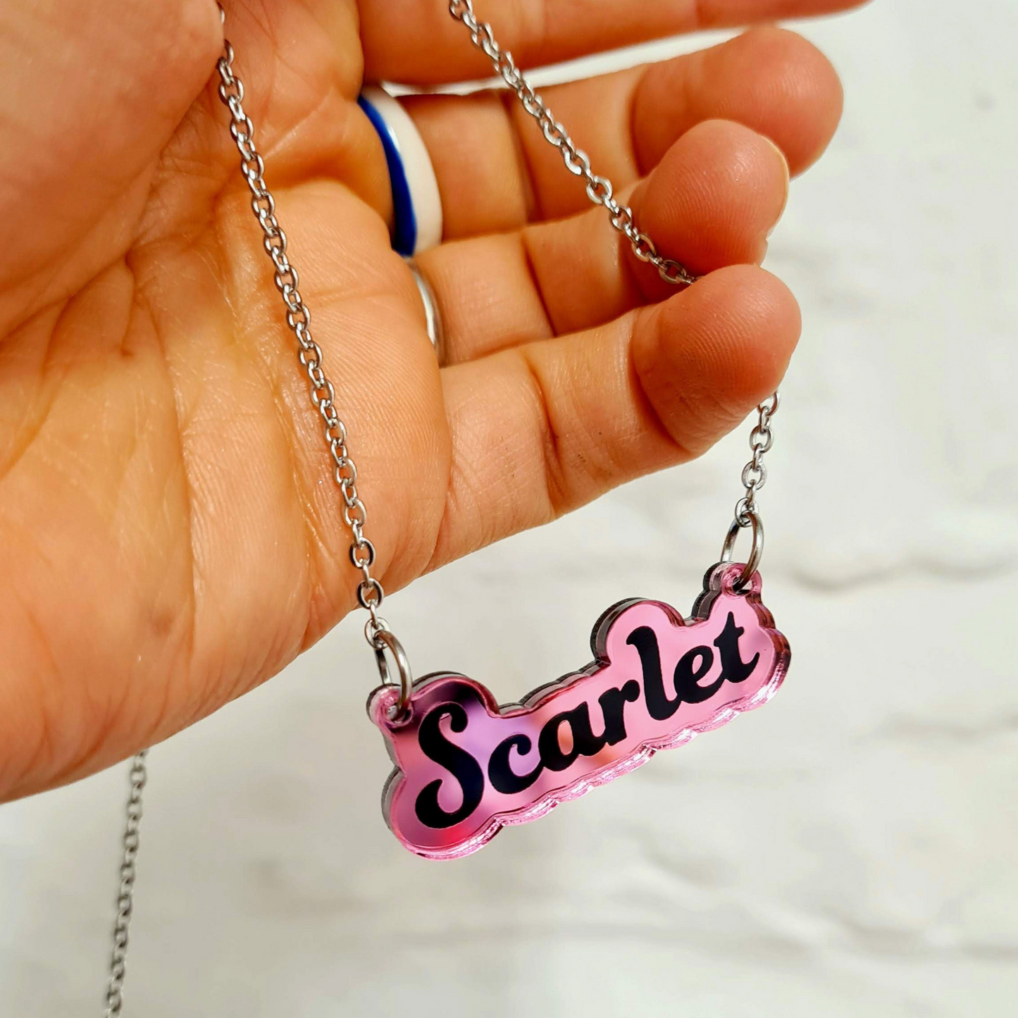 Colourful Personalised Necklace