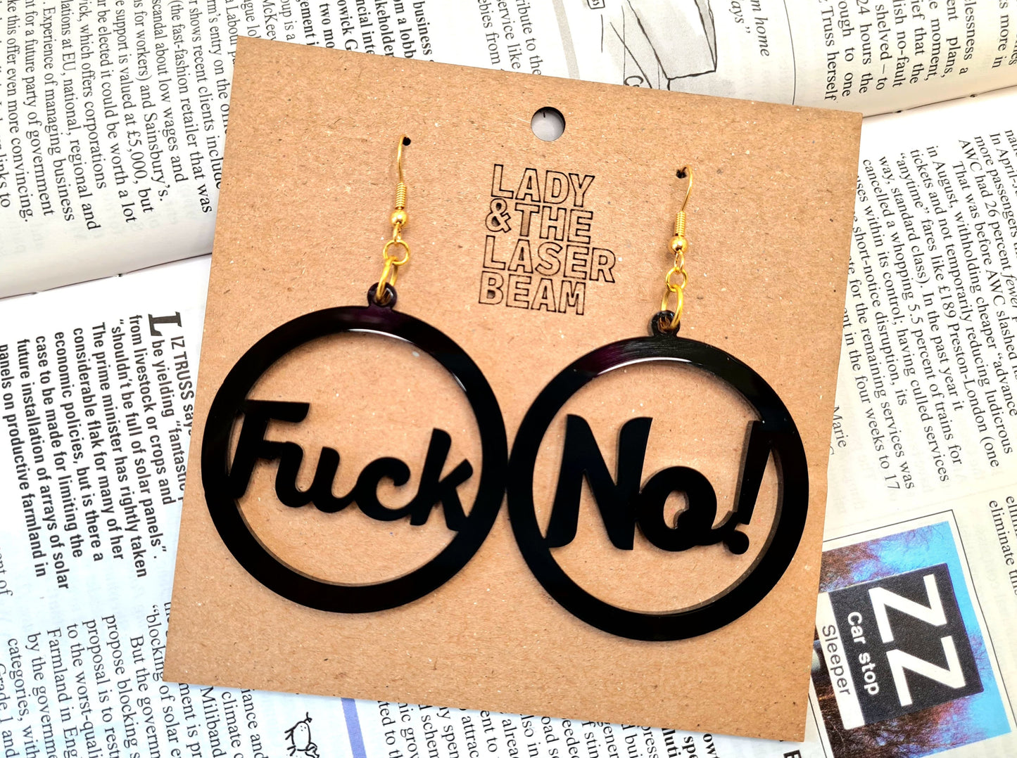 Fuck No! Earrings