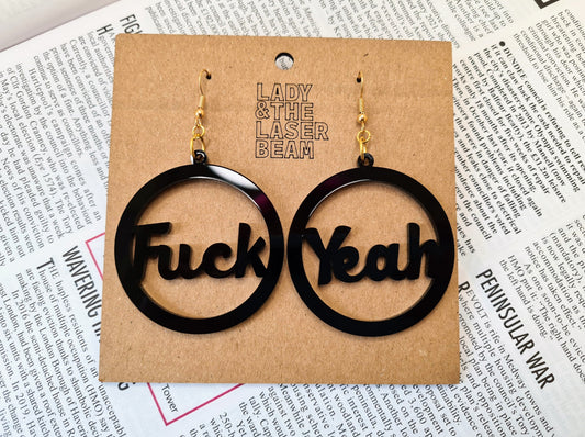 Fuck Yeah Earrings