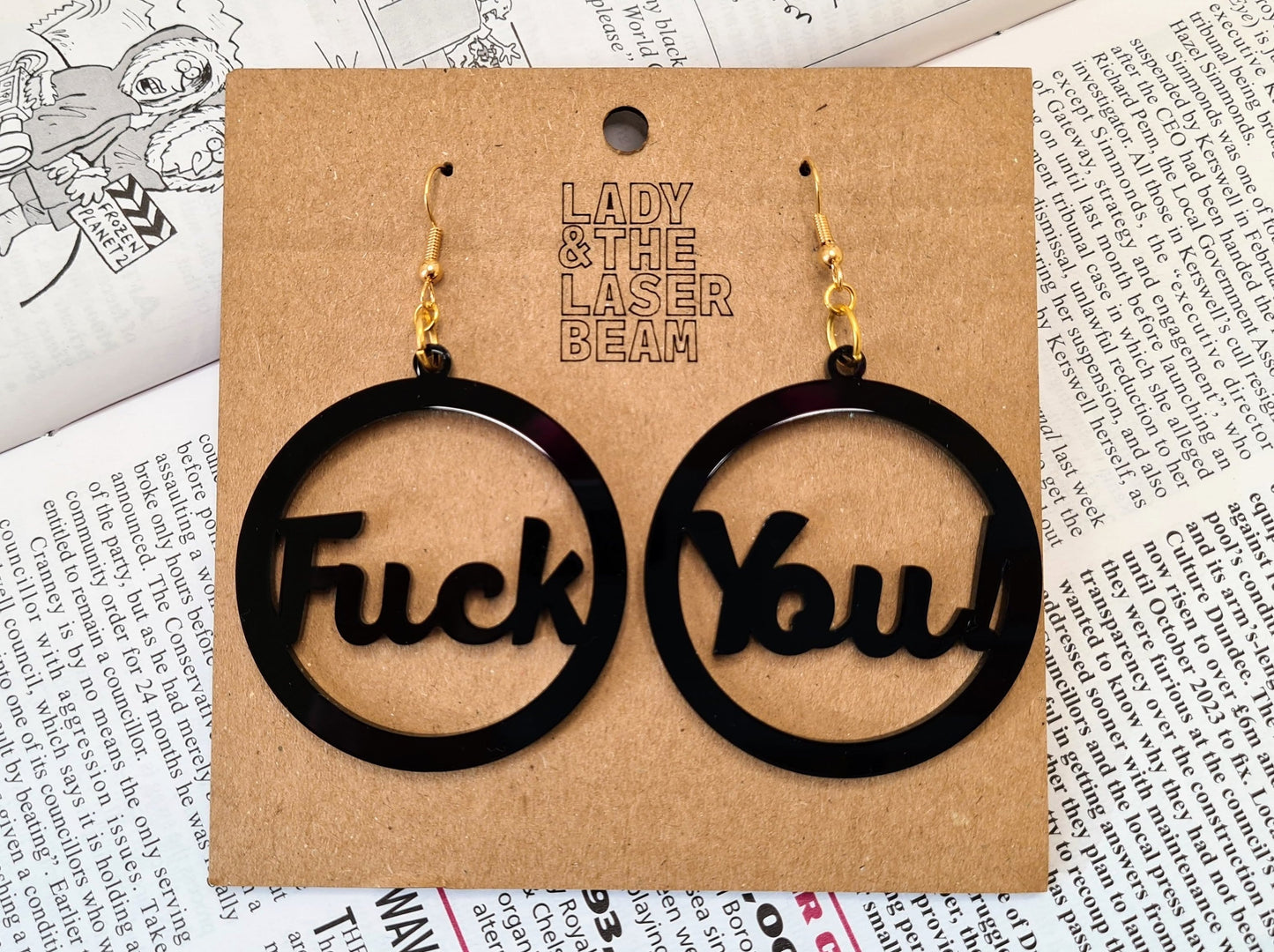 Fuck You! Earrings