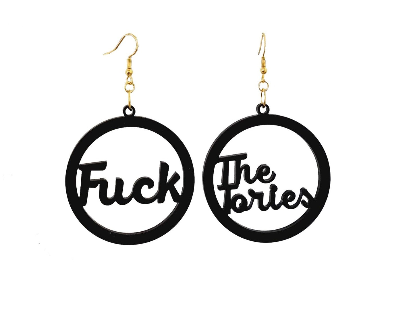 Fuck The Tories Earrings