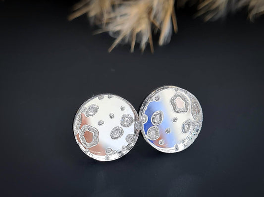 Luna full moon earrings