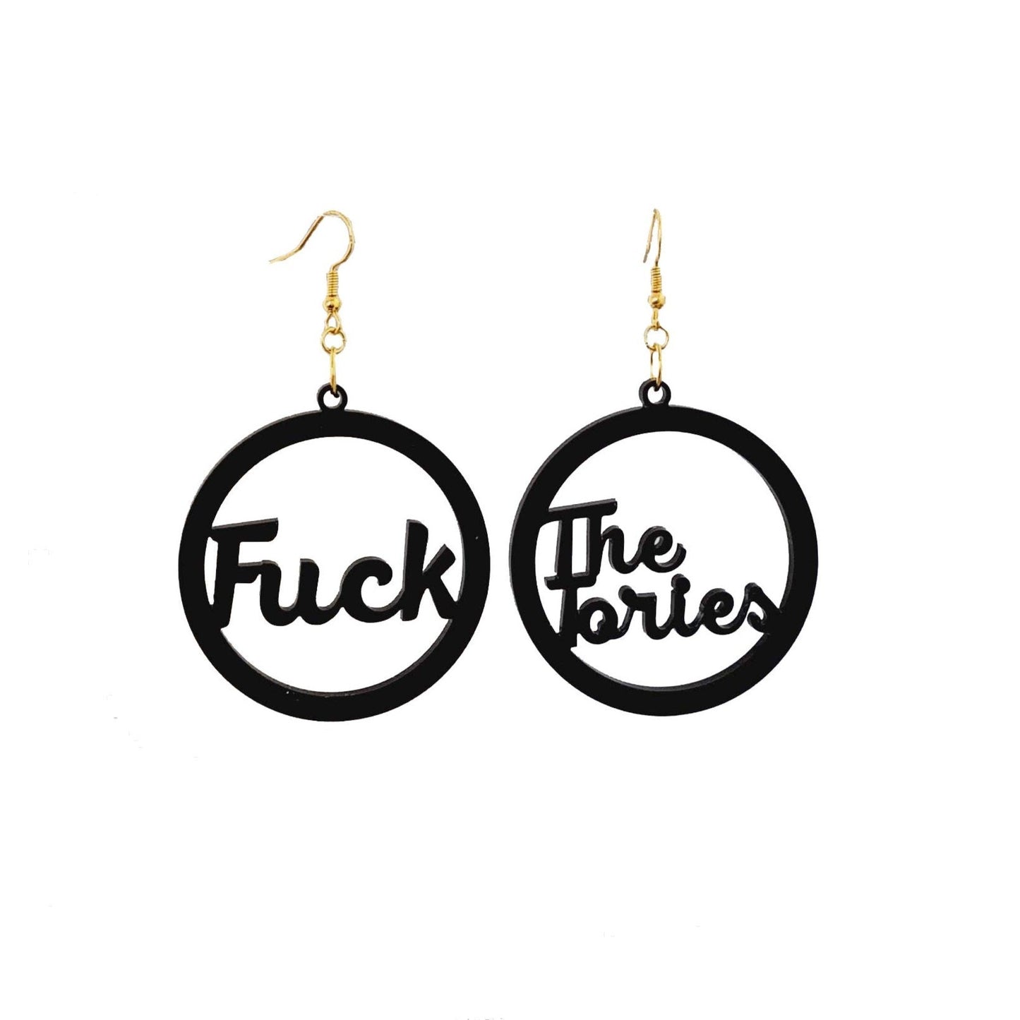 Fuck The Tories Earrings