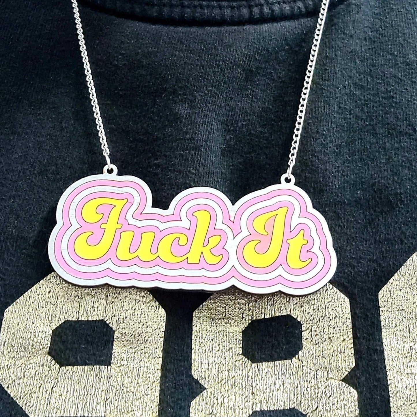 Paint your own necklace. Fuck It.