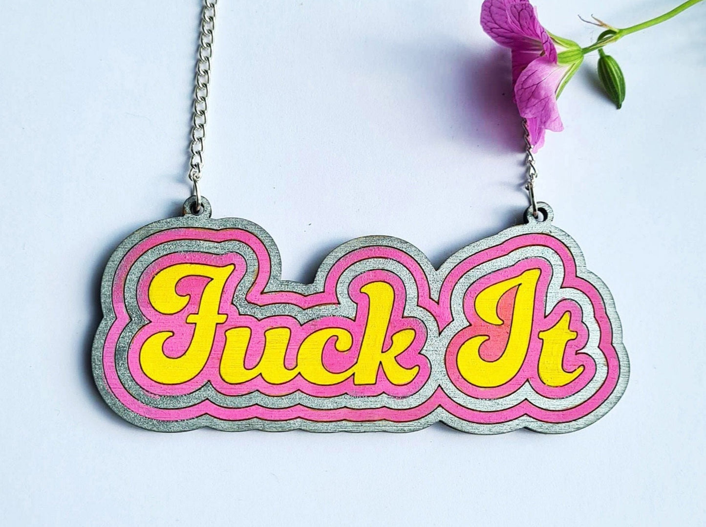 Paint your own necklace. Fuck It.