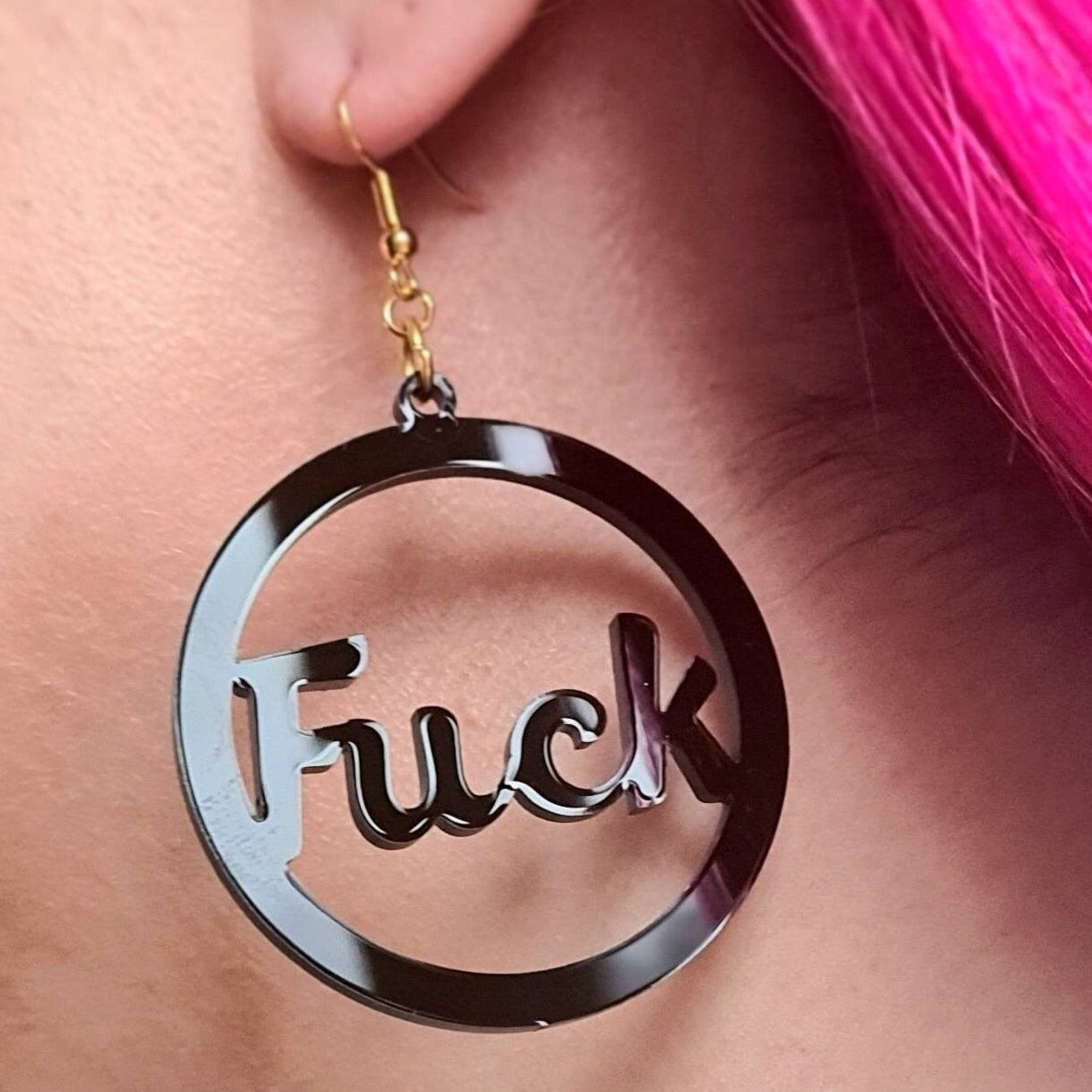 Fuck Off! Earrings